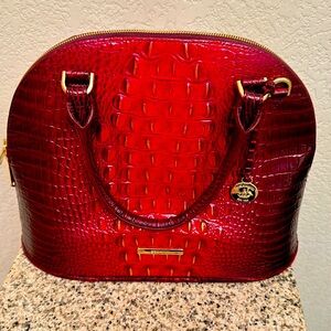 Brahmin Georgina Melbourne Ruby Ombre Satchel/Crossbody Anniversary